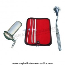 Hegar uterine dilator 3 pieces set,3-4, 7-8, 11-12, pinwheel, collin large